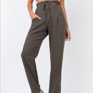 NWT Princess Polly Olive “The Rex Pants”